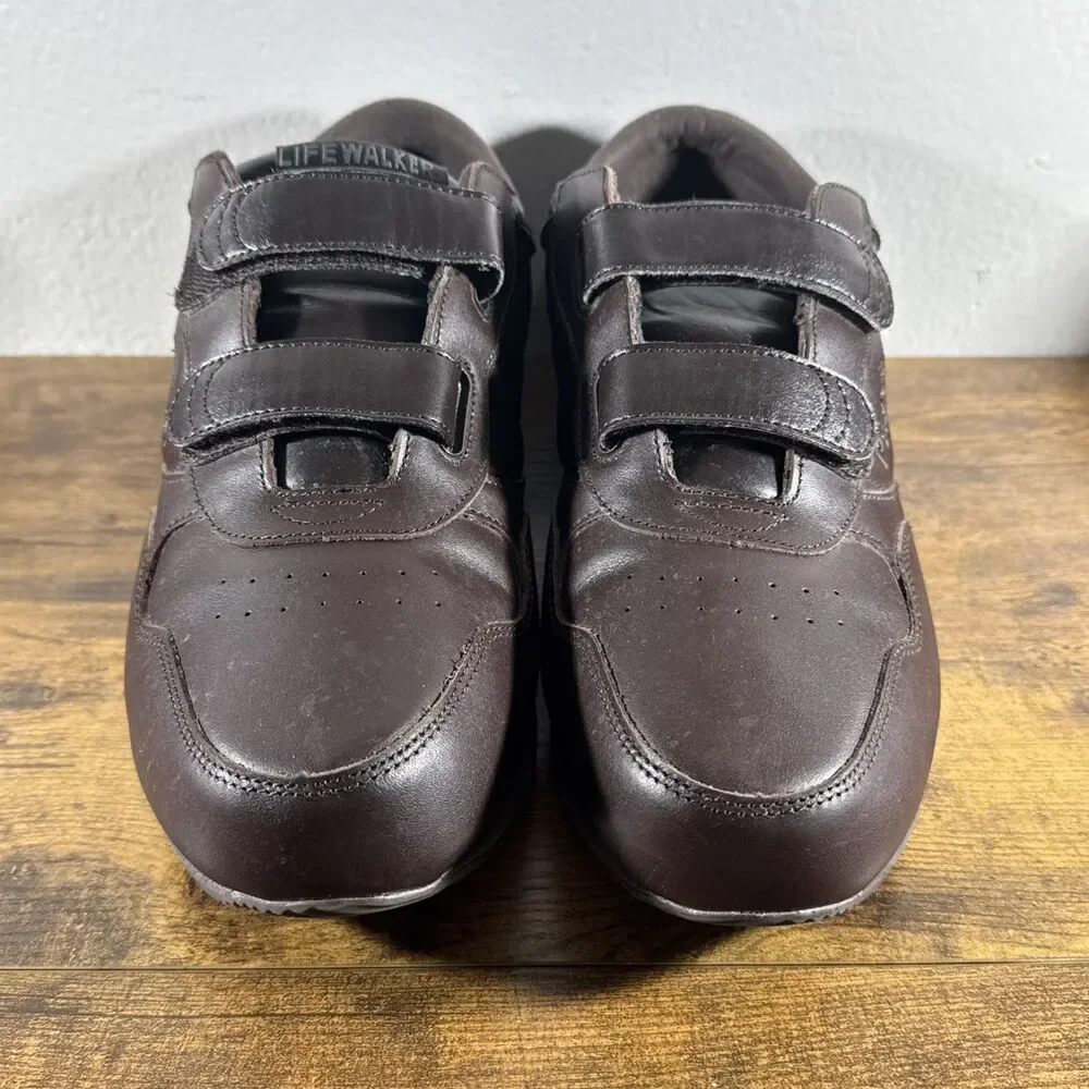 PROPET M3705 LIFE WALKER BROWN 2 STRAP CASUAL  WALKING MENS 11 XX 5E